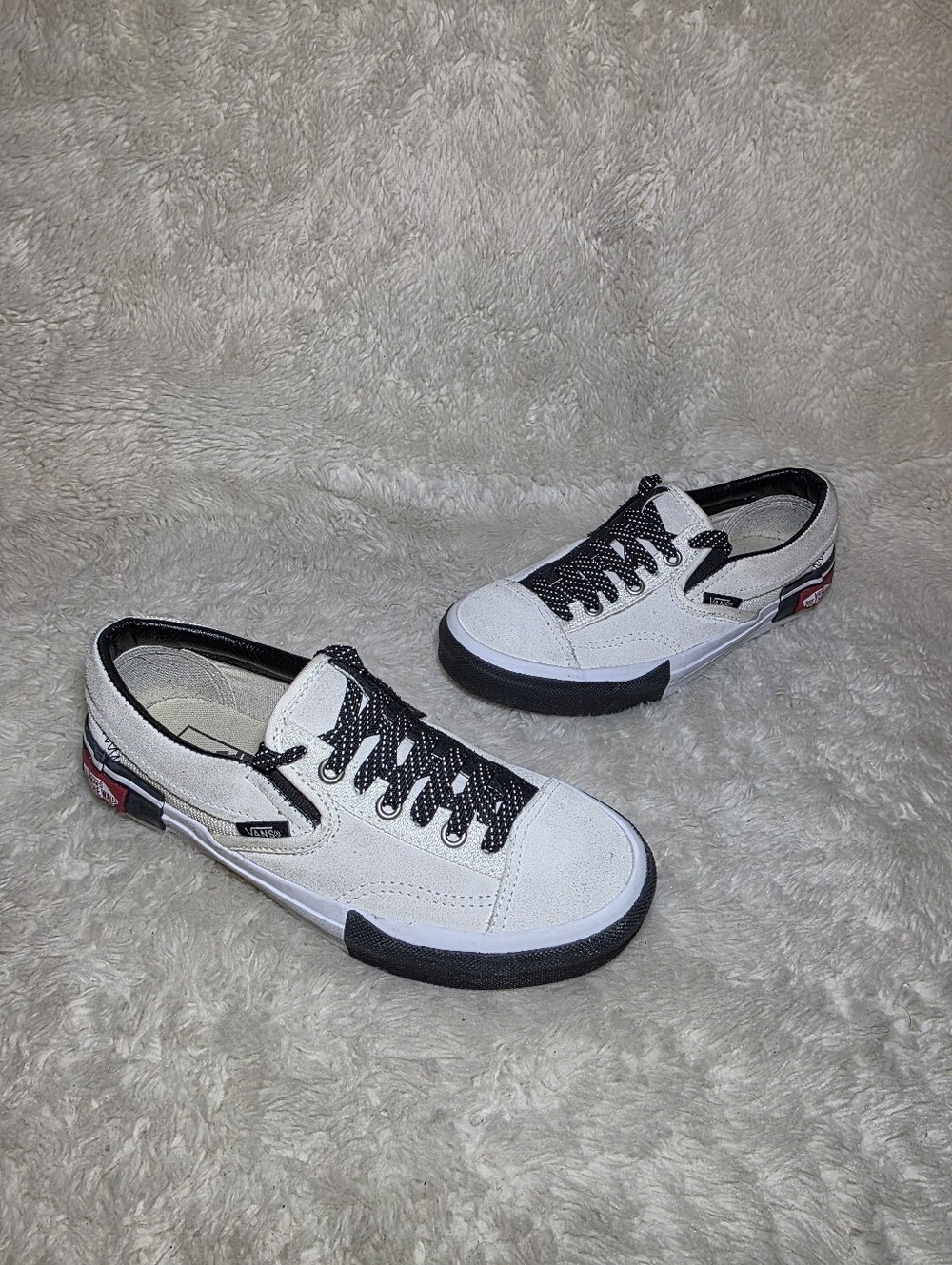 Vans Classic Slip-On CAP Deconstructed Marshmallow Cut & Paste White W 6.5 / M 5